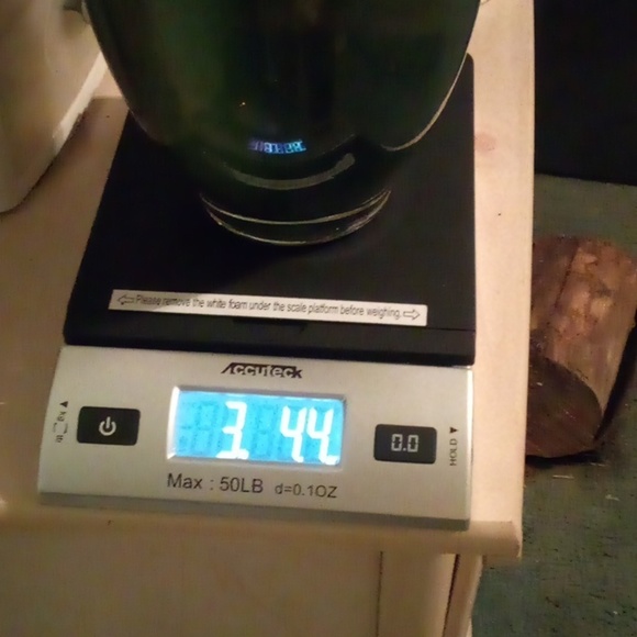 GUC - 12" Marble Like Green Vase - Picture 6 of 7